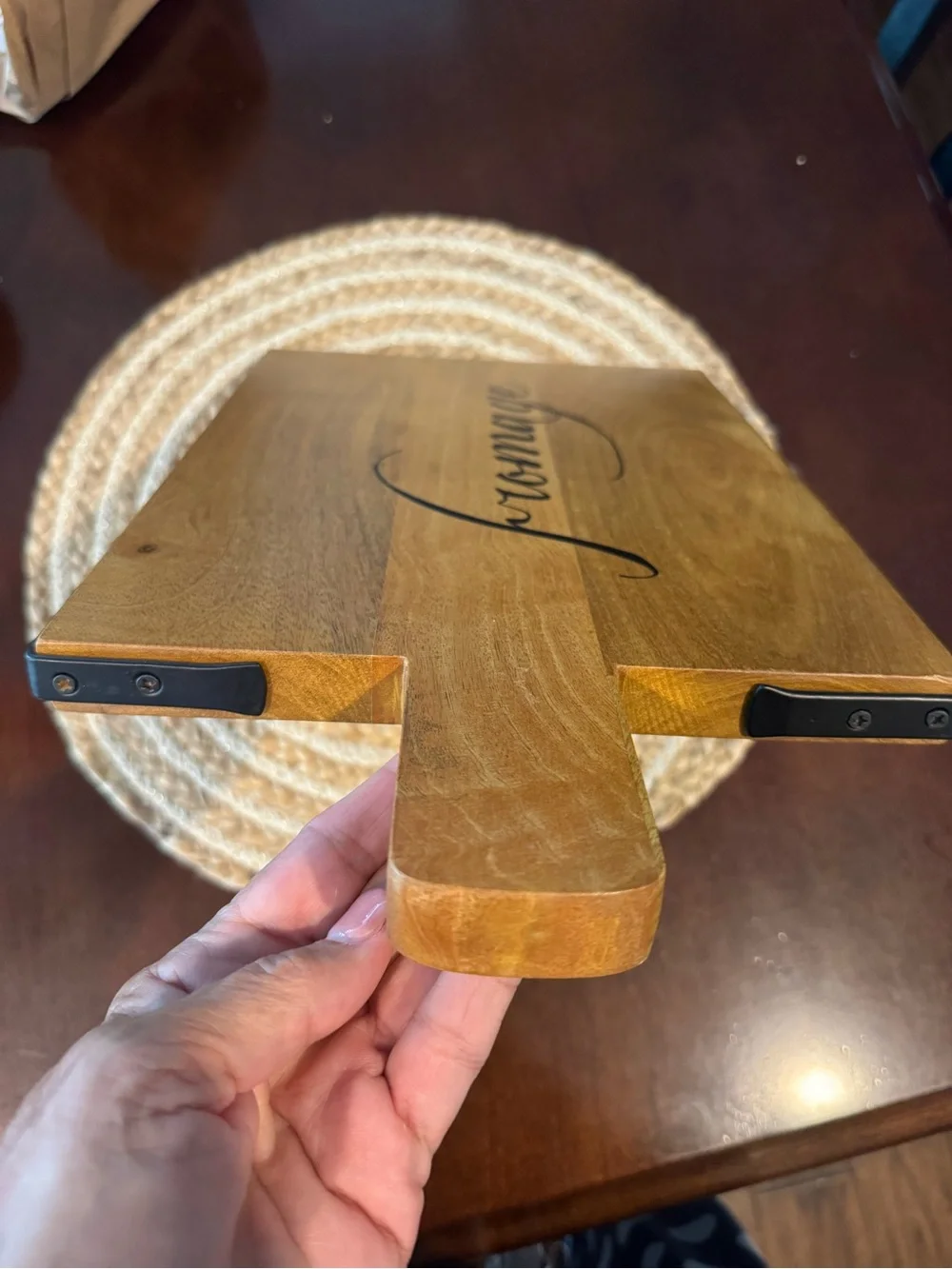 New Mud Pie “fromage” cheese cutting board with knife